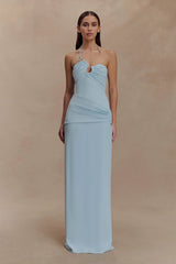 Lalia Teardrop Maxi Dress - Powder Blue