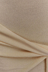 Taron Knit Mini Dress With Scarf - Cream