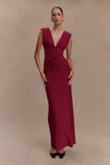 Monique Maxi Dress - Plum