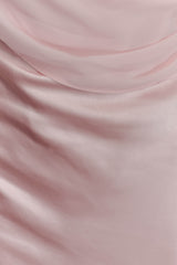 Carah Satin And Chiffon Maxi Dress - Pale Pink