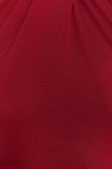 Elyna Slinky Halter Maxi Dress - Deep Red