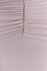 Rafaella Slinky And Mesh Maxi Dress - Pale Pink