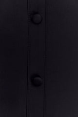 Simona Halter Neck Midi Dress - Black