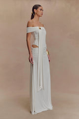 Oliver Slinky Maxi Dress - White